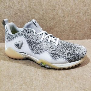 Adidas Codechaos 21 Spikeless Gray White Athletic Golf Sneaker Shoe